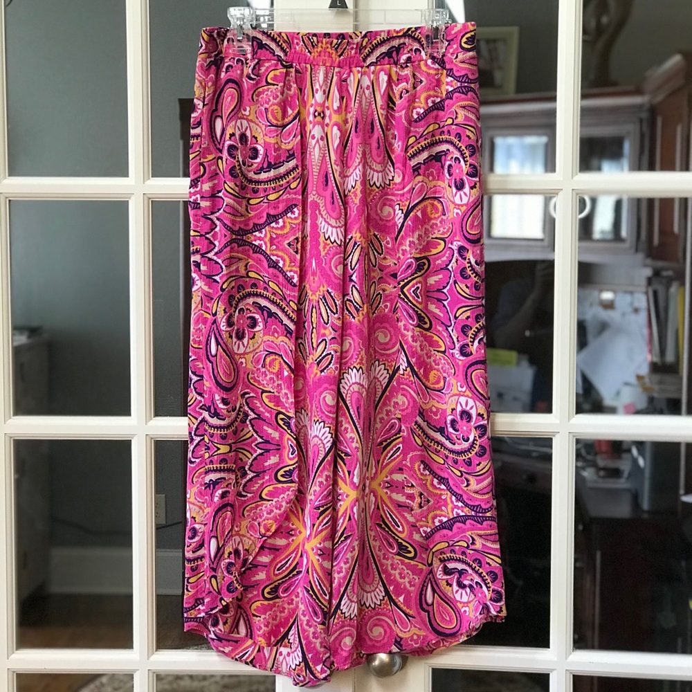 EST. 1946 Faux Wrap Capri Pants